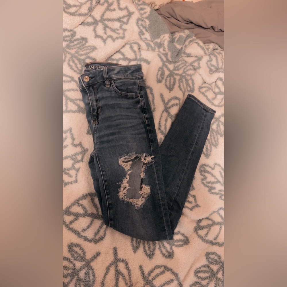 AE ripped skinny jeans